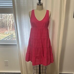 Muse Fuchsia Sleeveless Midi Dress